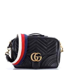Gucci Gg Marmont Zip Around Camera Bag #242772G12B